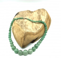 Collier Aventurine boules dégradées