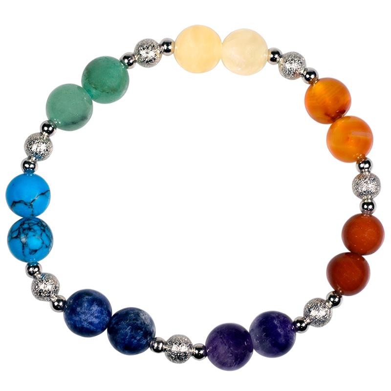 Bracelet élastique 7 chakra