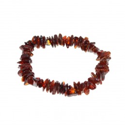 Ambre Baltique Cognac Bracelet Baroque