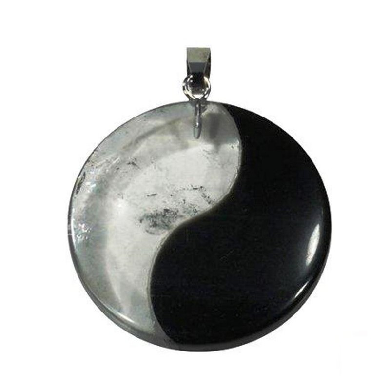 Pendentif Yin Yang En Nacre - Neuf Avec étiquettes - Marque Phœnix Import