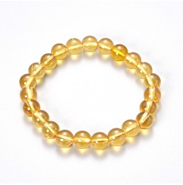 Citrine Bracelet Boule 8mm