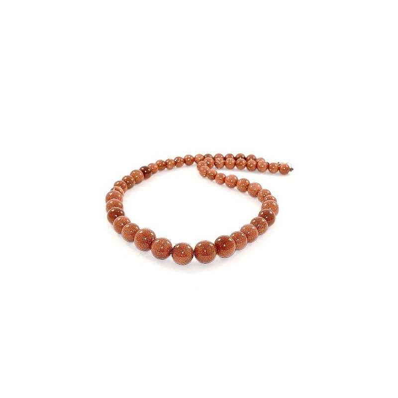 Collier Perles Mica Violet Tanzanie & Pierre De Soleil - Neuf Avec étiquettes A Bijoux