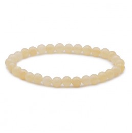 Calcite Orange Bracelet Boule 6mm