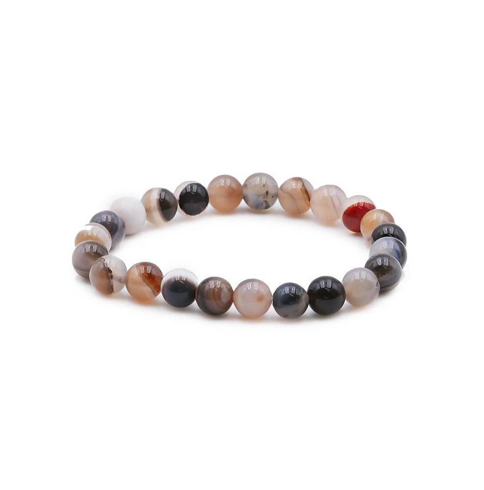 Lot De Bracelets élastiques Avec Pierres 8mm - Occasion En Très Bon état
