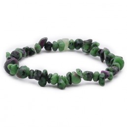 Rubis sur Zoisite Bracelet Baroque