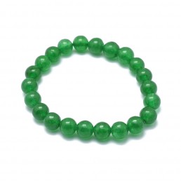 Jade de Malaisie Bracelet Boule 8mm A
