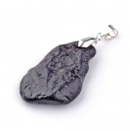 Tectite Pendentif Pierre Brute