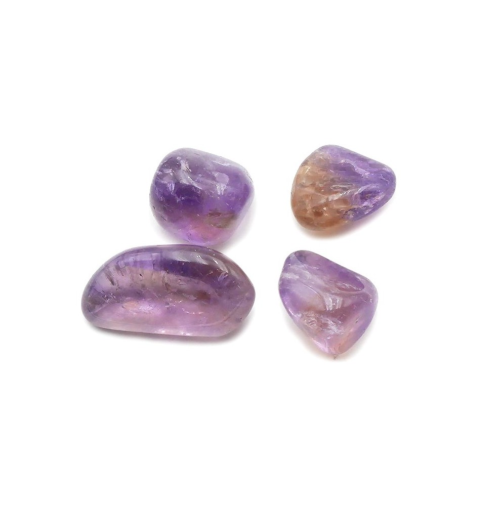 Lot De Perles En Pierre Amétrine - Chips Irrégulières 5-10mm Violet/jaune - Environ 290 Pièces