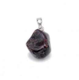 Grenat Rouge AB Pendentif Pierre Roulée