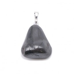 Hématite Pendentif Pierre Roulée
