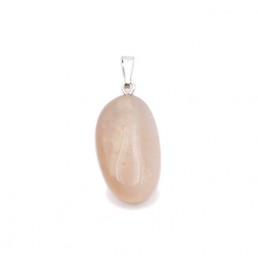 Pierre de Lune Pendentif Pierre Roulée