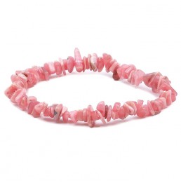 Rhodochrosite A+ Bracelet Baroque Elastique