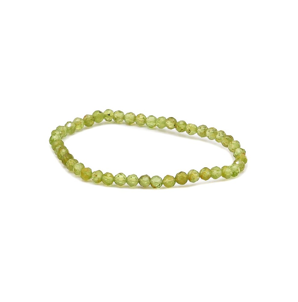 Bracelet Élastique En Labradorite Facettée - Pierre Naturelle - Bijou Chakra - Neuf Avec étiquette